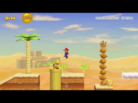Pokey's Prickly Blockade (Super Mario Maker 2)