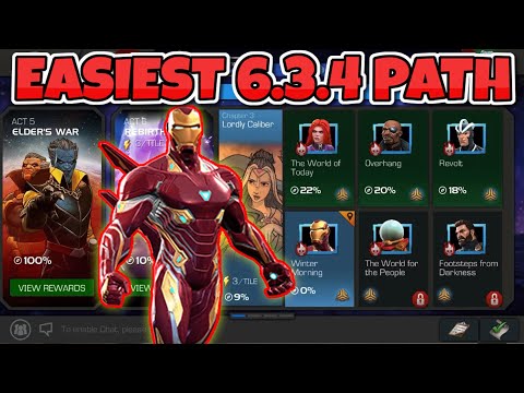 Easiest Act 6.3.4 Path and Best Champions for 6.3.4 - Marvel Contest Of Champions (MCoC)
