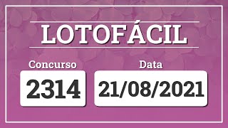 Capa de LOTOFÁCIL 2314