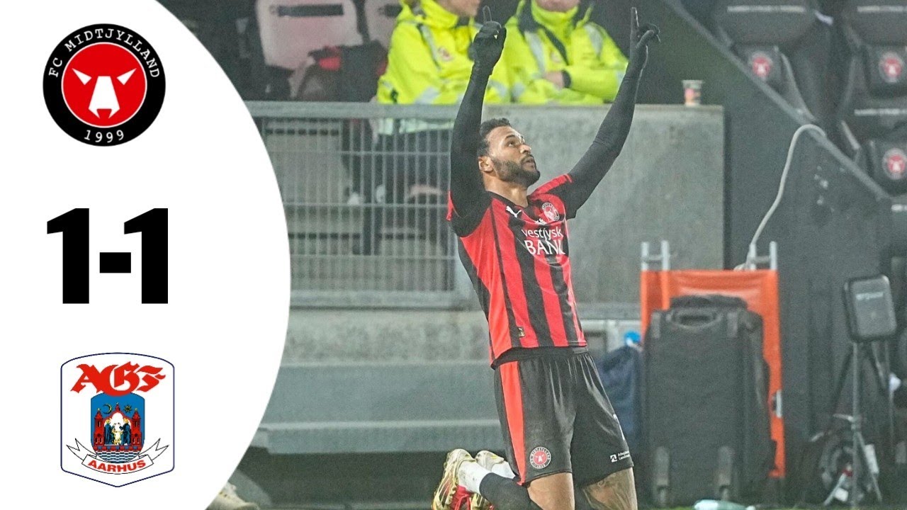 Fc Midtjylland vs Aarhus AGF 1-1 Oddset Pokalen Highlights | Fcm vs AGF