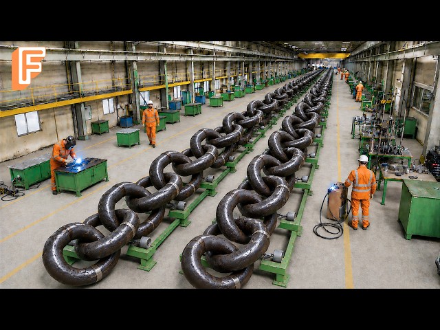 How World’s Strongest Anchor Chains Are Made — Inside a Massive Shipbuilding Steel Factory SDDEFAULT Thumbnail