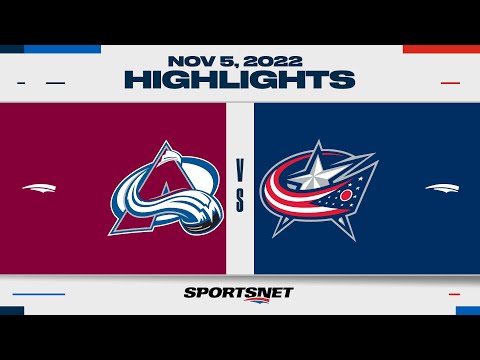 NHL Highlights | Avalanche vs. Blue Jackets - November 5, 2022