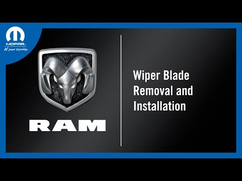 Wiper Blade Removal and Installation | How To | 2022 Ram 1500 DT