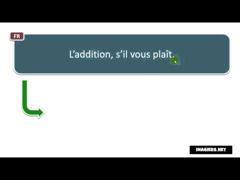 French pronunciation # L’addition, s’il vous plaît