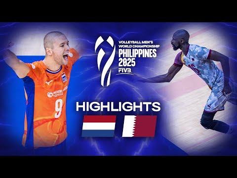 Netherlands 🇳🇱 vs. Qatar 🇶🇦 - Highlights | Men's World Championships 2025
