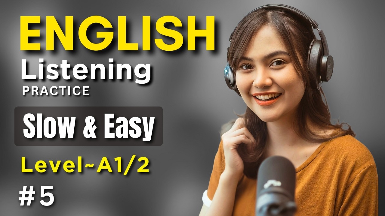 English listening practice daily - Level A1/2 | Learn English with Podcast | English Listening Time