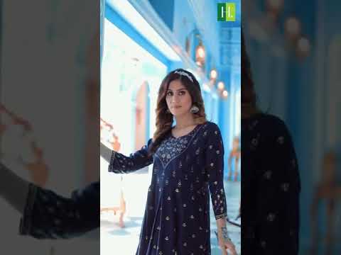Hirwa Sunaina Heavy Rayon Slub Wholesale Anarkali Kurti Catalog – product video thumbnail