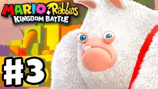 Mario + Rabbids Kingdom Battle - Gameplay Walkthrough Part 3 - Rabbid Kong Boss Fight!