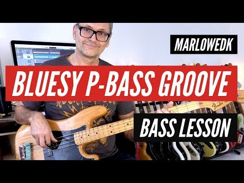 Bluesy bassline & fill - marlowedk basslesson