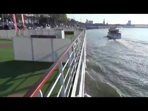 A Rosa Brava Flusskreuzfahrt Düsseldorf   Köln Kreuzfahrt auf der A Rosa Deck