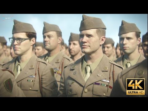 Call of Duty WW2 (2017) 4K Movie All Cutscenes