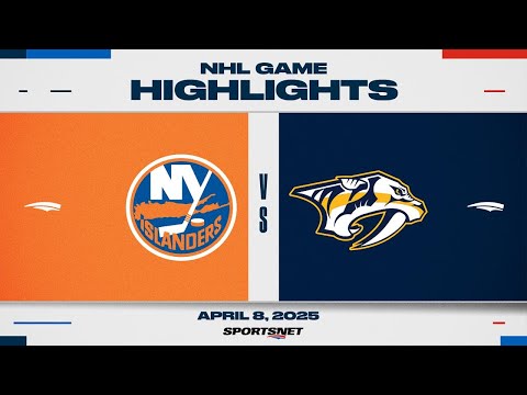 NHL Highlights | Islanders vs. Predators - April 8, 2025