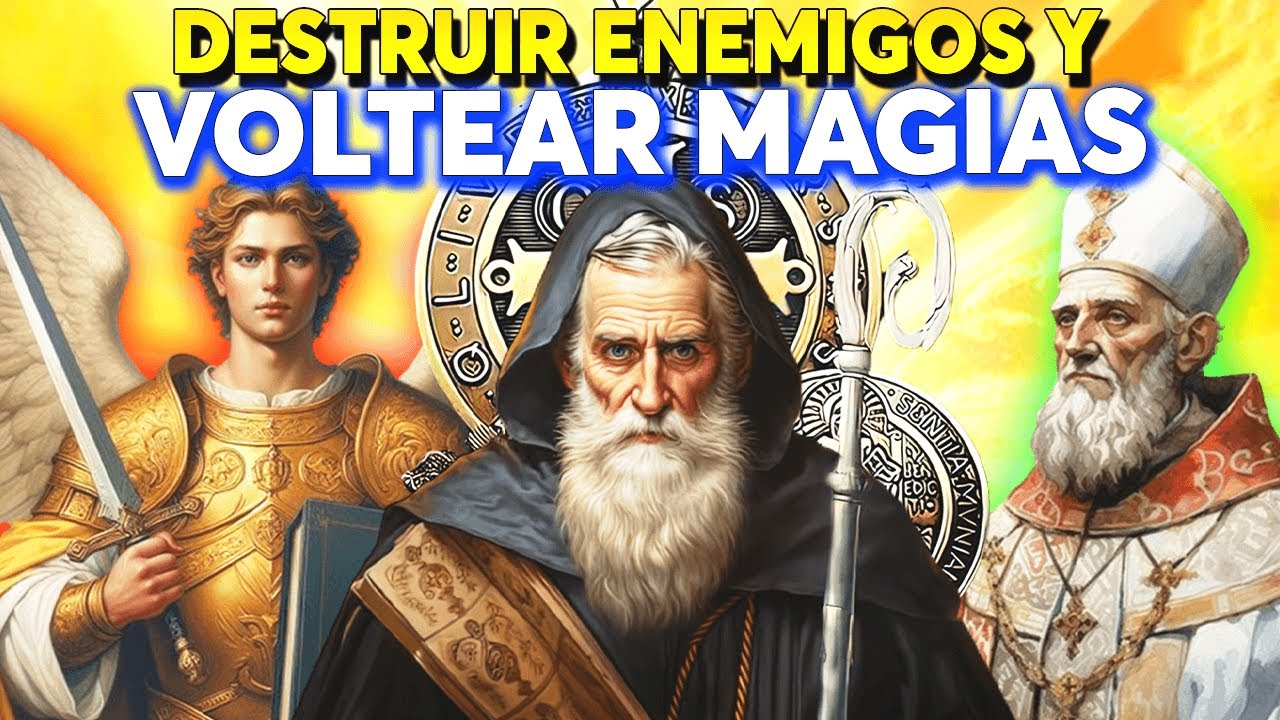 🕯️San Benito,San Miguel San Cipriano: La más Fuerte Oración PARA VOLTEAR MAGIAS Y DESTRUIR ENEMIGOS