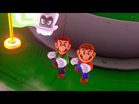 Super Luigi Odyssey 2 Player Co-Op - Walkthrough Part 4