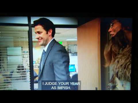 The Office Belsnickel hits Jim