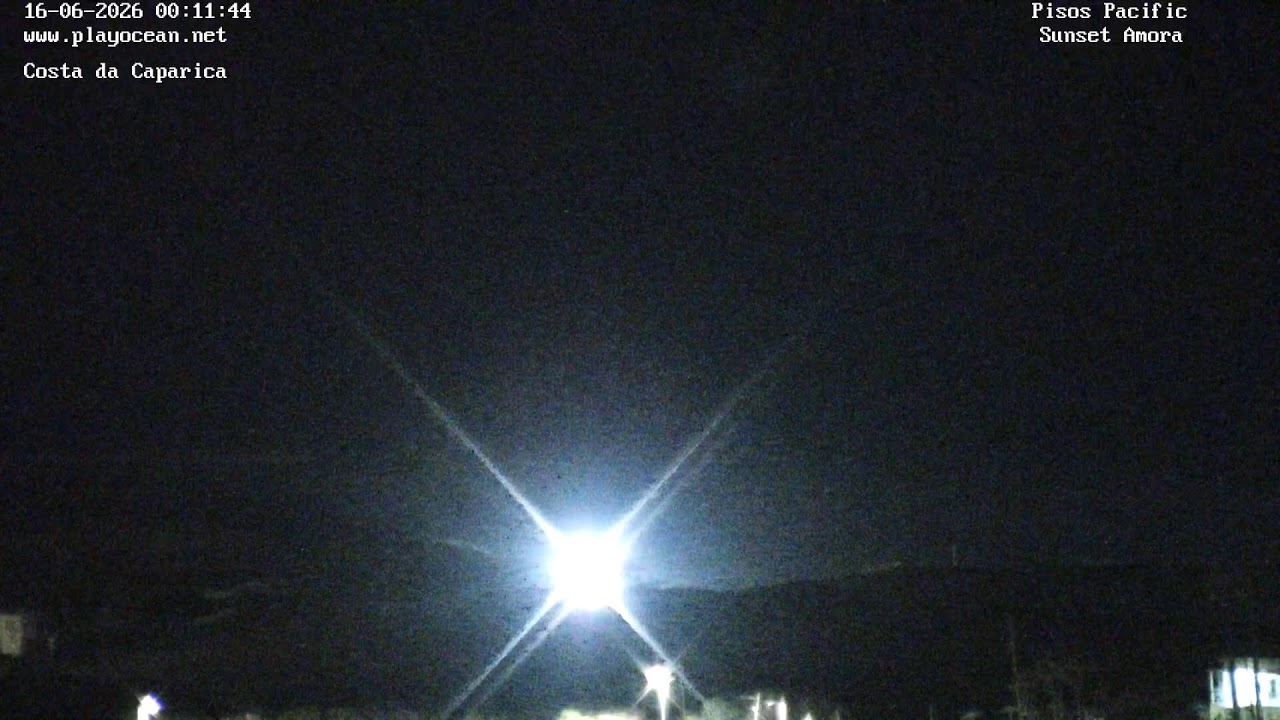 Live webcam view of Costa da Caparica Beach Panorama
