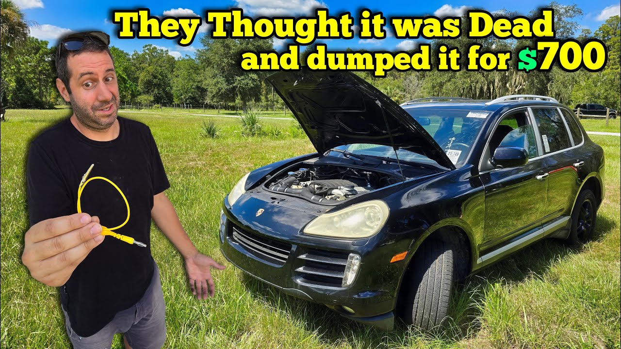 I Bought a Dead Porsche SUV for $700 and Fixed it with a Wire