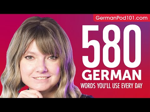 580 German Words You'll Use Every Day - Basic Vocabulary #98
