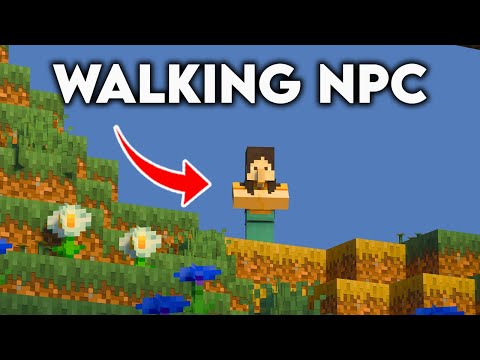 How to Make a Walking NPC in Minecraft!