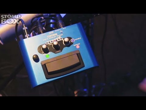 Boss VE-1 Vocal Echo & Reverb Effects Processor Pedal Demo at Namm 2015
