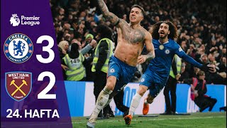 Chelsea (3-2) West Ham | 24. Hafta MAÇ ÖZETİ | Premier League - 2025/26