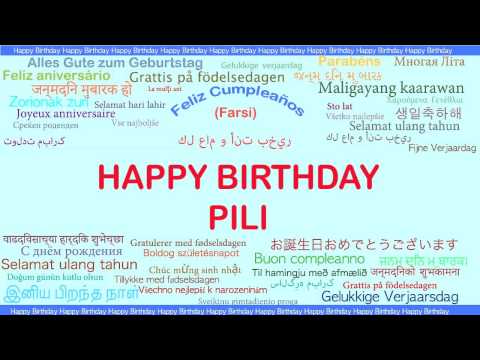 Pili   Languages Idiomas - Happy Birthday