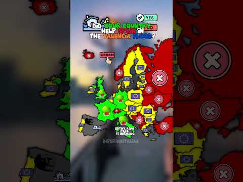 Did your country help Spain in the Valencia flood? #valencia #floods #europe #geography #mapping