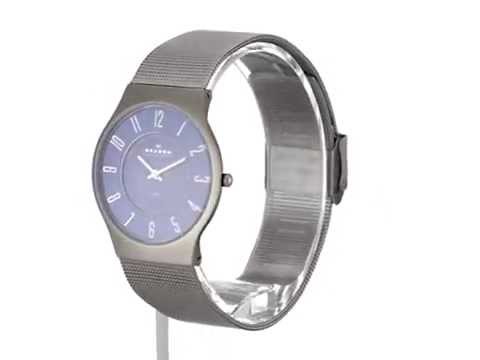 Skagen Herren Armbanduhr XL Analog Quarz Edelstahl