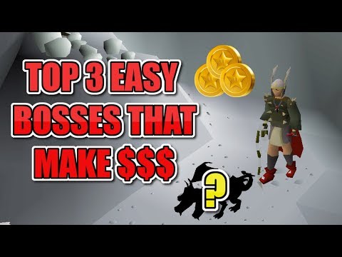 OSRS TOP 3 EASY BOSSES THAT MAKE BANK