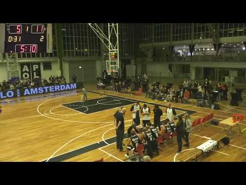 Livestream Apollo Amsterdam - Landstede Basketbal, audio door youtube eraf