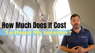 How Much It Costs to Paint An Interior #painting #interiorpainting