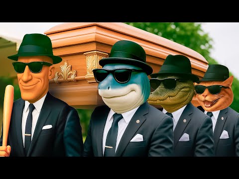 COFFIN DANCE x TRALALERO TRALALA | ALL BRAINROT ANIMALS MEME FUNK