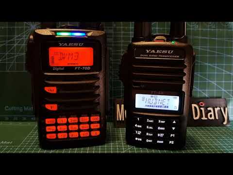 YAESU FT70D or YAESU FT4X Pocket Radio