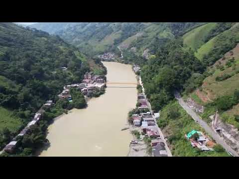 puente Simón Bolivar en Puerto Valdivia Antioquia #RioCauca hoy iEPM  lo entrego a la comunidad