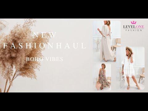 LEVELONE FASHION - Fashion Trends 2022 - Wunderschöne Boho Kleider in allen Längen & Farben