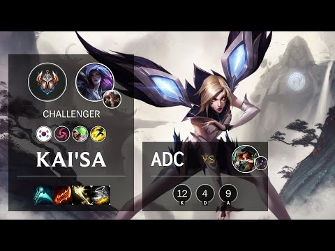 Kai'Sa ADC vs Miss Fortune - KR Challenger Patch 10.18