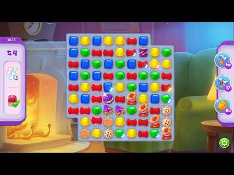 Homescapes Level 11683 - NO BOOSTERS 🏠 | SKILLGAMING ✔️