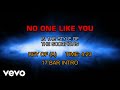 Scorpions No One Like You Karaoke