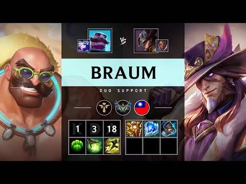 Braum Support vs Twisted Fate - TW Challenger Patch 25.09
