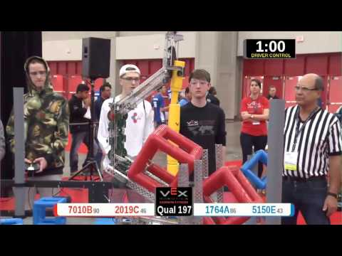 2015 VRC Arts Q197 - 7010B 2019C vs 1764A 5150E - 23 to 54 - VEX Worlds 2015 - Arts Division