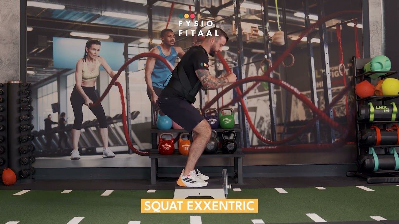 Video thumbnail: Squat exxentric — instructievideo