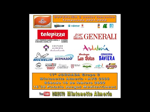 SF2, JORNADA 17. MINTONETTE ALMERIA - MAZZO CONSTRUCCION AVG