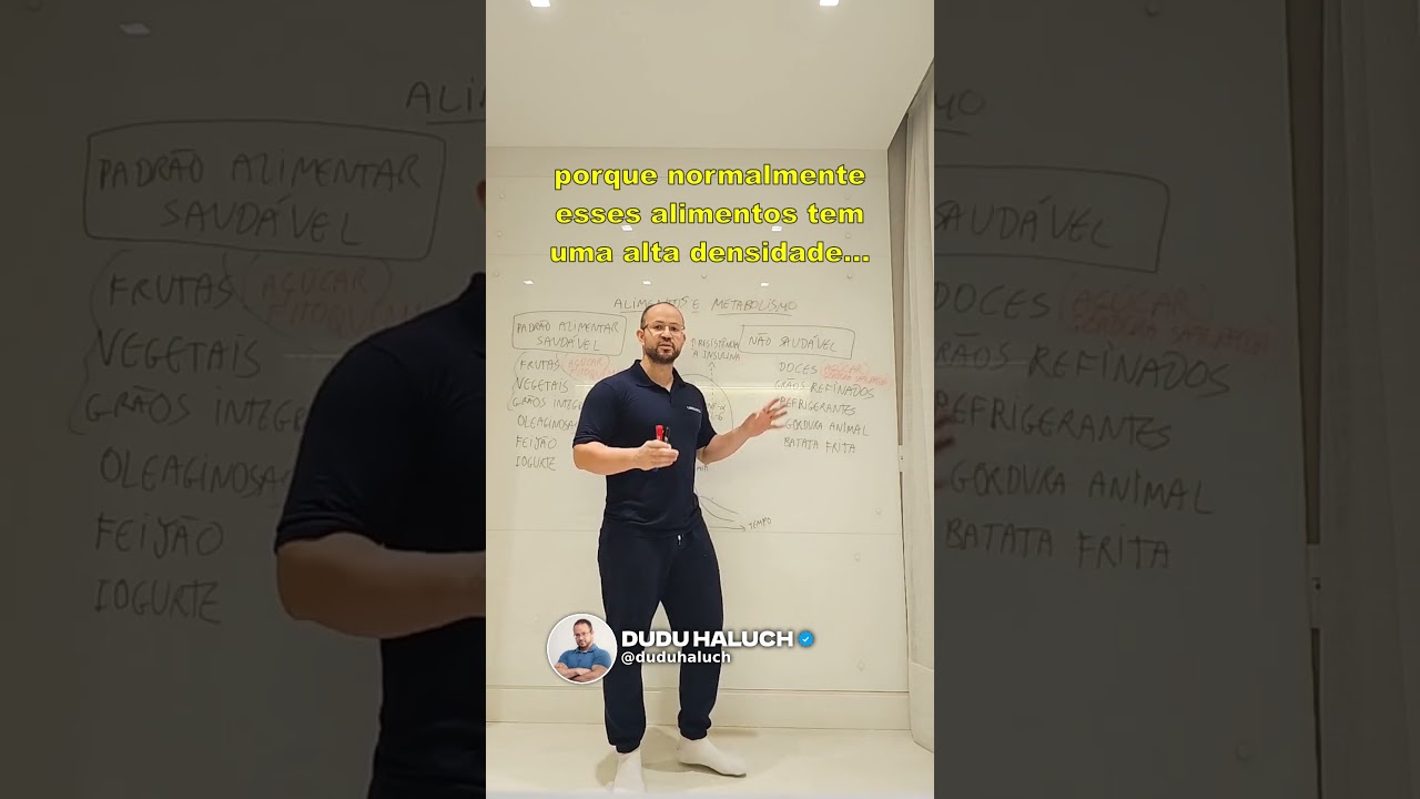 QUAIS ALIMENTOS DÃO MAIS SACIEDADE? | Dudu Haluch #shorts