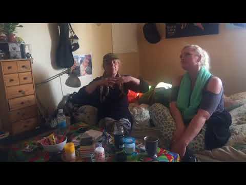 hjemløs  tv D søndag d 8-4-2018 Gæst Puk Sabber