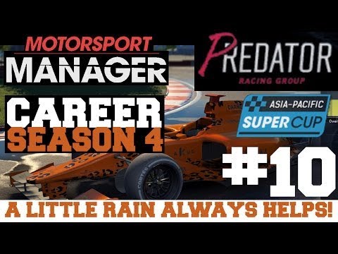 S0410: A LITTLE RAIN ALWAYS HELPS! Predator Racing - Motorsport Manager PC