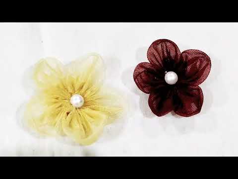 Net flower making//sunit kala craft