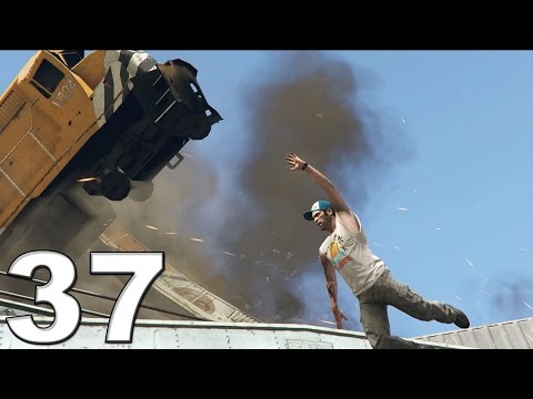 Grand Theft Auto 5 PS4 Gameplay Walkthrough Part 37 - Derailed!!