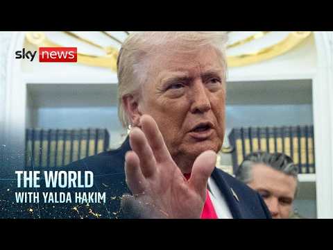 Trump 'prepared to unleash hell' if Iran refuses to accept defeat | The World with Yalda Hakim