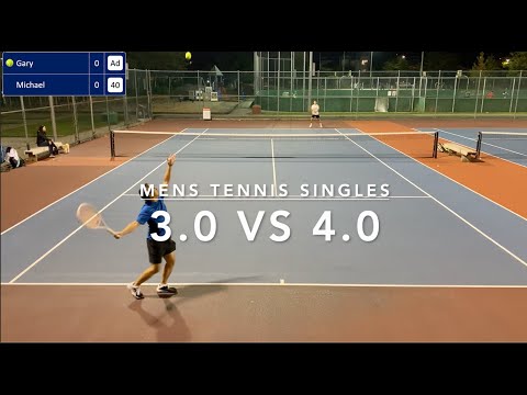 How will a 3.0 do against a Club 4.0 player? | Full Match | Mens Singles Tennis