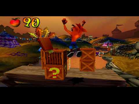Crash Bandicoot - Warped (PS1) 105% Walkthrough pt7 - Gee Wiz